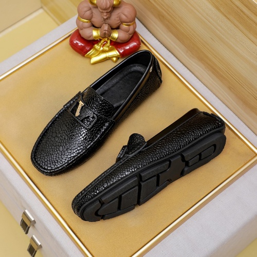 Replica Versace Leather Shoes For Men #1257069 $68.00 USD for Wholesale