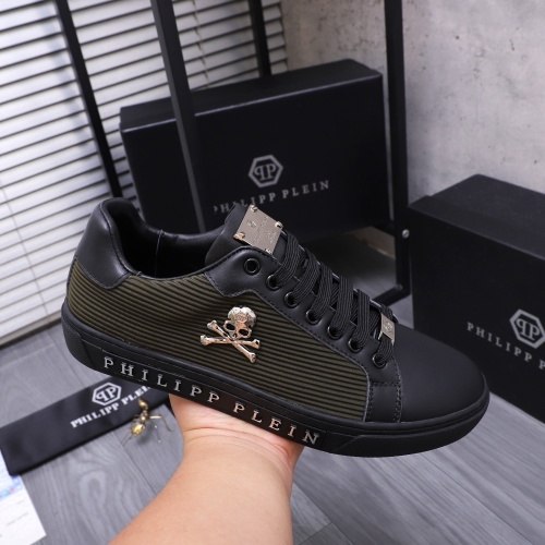 Replica Philipp Plein PP Casual Shoes For Men #1257158 $72.00 USD for Wholesale