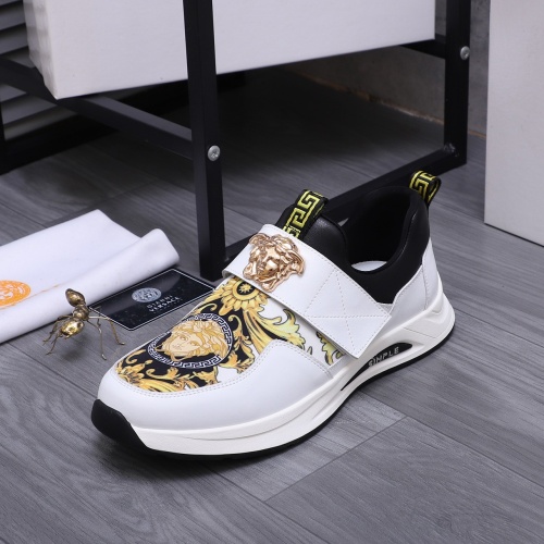 Replica Versace Casual Shoes For Men #1257658 $76.00 USD for Wholesale