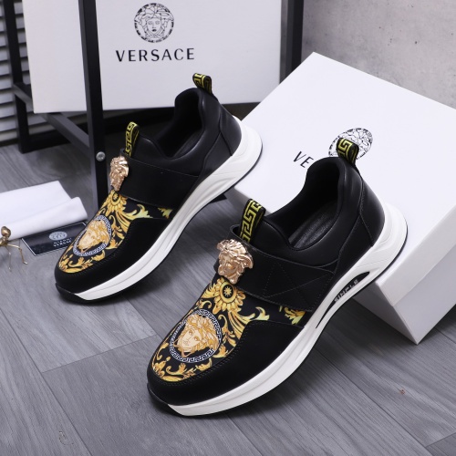 Replica Versace Casual Shoes For Men #1257659 $76.00 USD for Wholesale