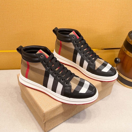 Burberry High Tops Shoes For Men #1257730, $80.00 USD, [ITEM#1257730], Burberry High Tops Shoes