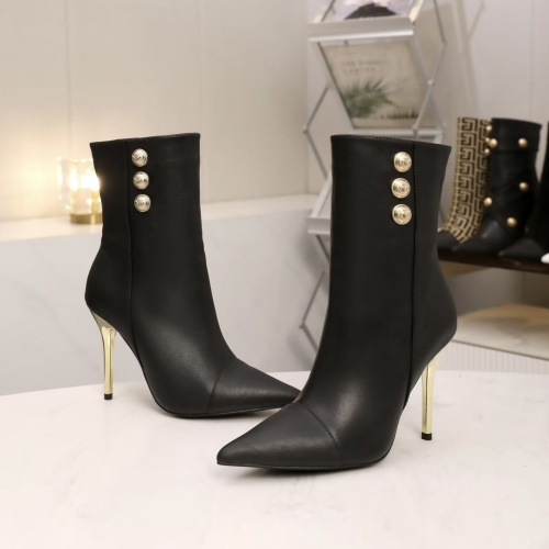 Replica Balmain Boots For Women #1257764 $112.00 USD for Wholesale