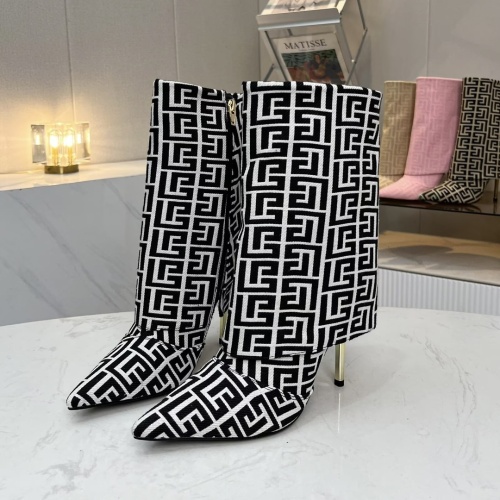 Replica Balmain Boots For Women #1257770 $112.00 USD for Wholesale