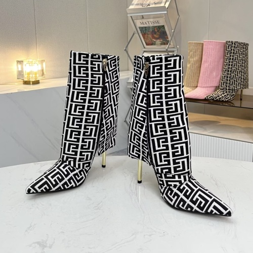 Replica Balmain Boots For Women #1257770 $112.00 USD for Wholesale