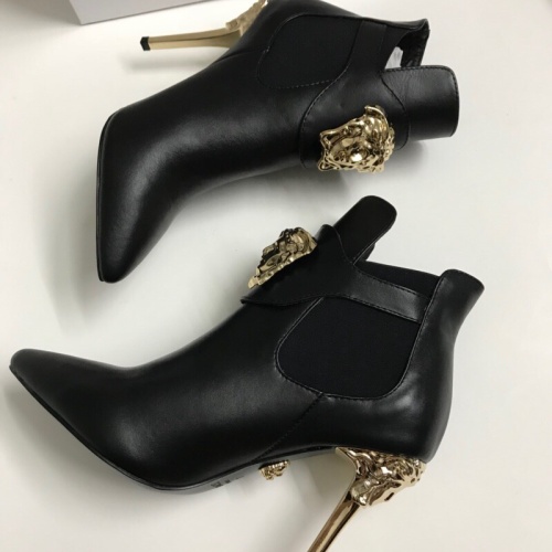 Replica Versace Boots For Women #1257775 $96.00 USD for Wholesale