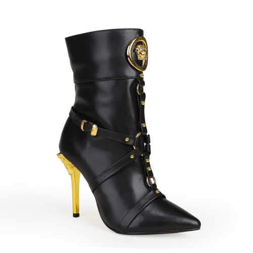 Replica Versace Boots For Women #1257776 $125.00 USD for Wholesale