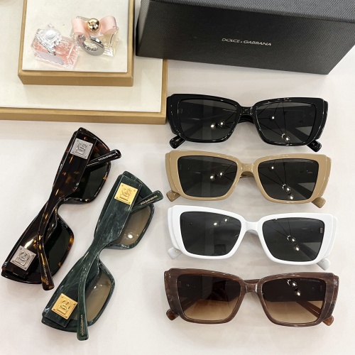 Replica Dolce & Gabbana AAA Quality Sunglasses #1257859 $60.00 USD for Wholesale