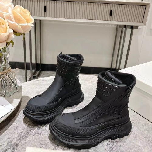 Replica Alexander McQueen Boots For Women #1258161 $130.00 USD for Wholesale