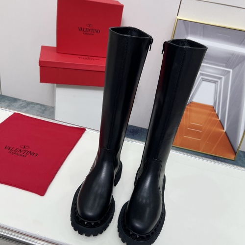 Replica Valentino Boots For Women #1258202 $145.00 USD for Wholesale