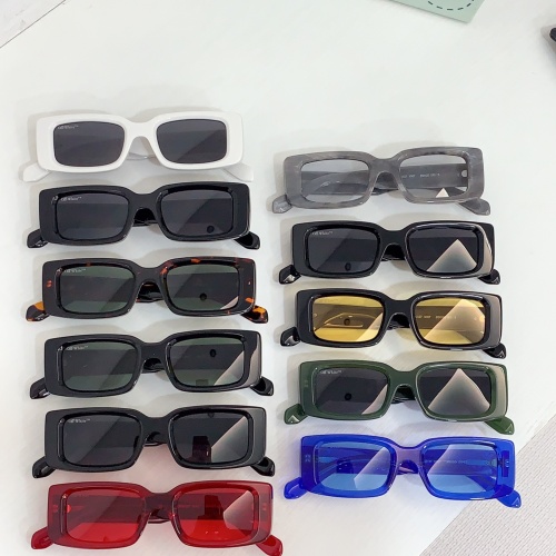 Replica Off-White AAA Quality Sunglasses #1258217 $64.00 USD for Wholesale