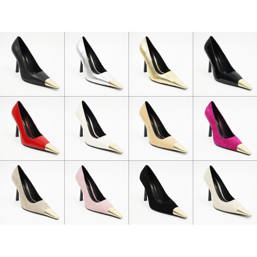 Replica Yves Saint Laurent YSL High-Heeled Shoes For Women #1258335 $102.00 USD for Wholesale