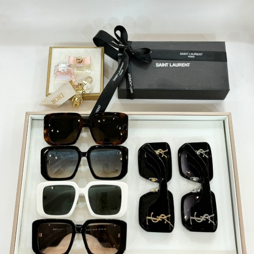 Replica Yves Saint Laurent YSL AAA Quality Sunglasses #1258347 $64.00 USD for Wholesale