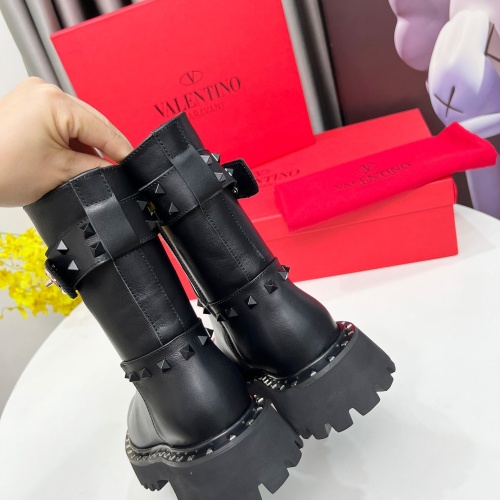 Replica Valentino Boots For Women #1258389 $115.00 USD for Wholesale