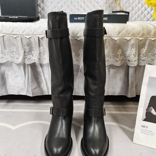 Replica Yves Saint Laurent YSL Boots For Women #1258403 $235.00 USD for Wholesale