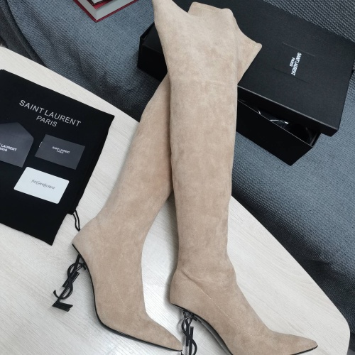 Yves Saint Laurent YSL Boots For Women #1258404, $145.00 USD, [ITEM#1258404], Yves Saint Laurent YSL Boots