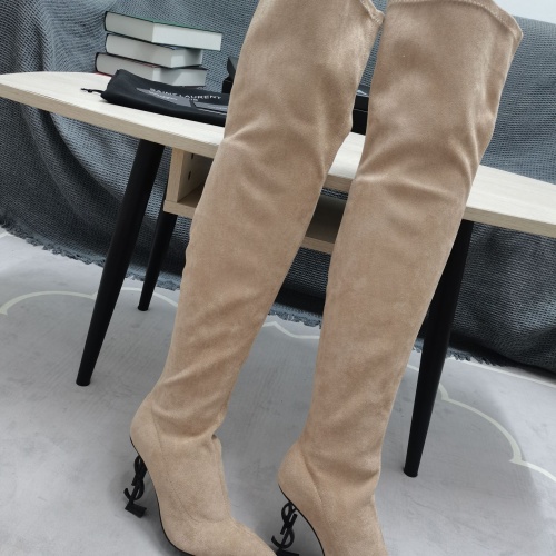 Replica Yves Saint Laurent YSL Boots For Women #1258404 $145.00 USD for Wholesale