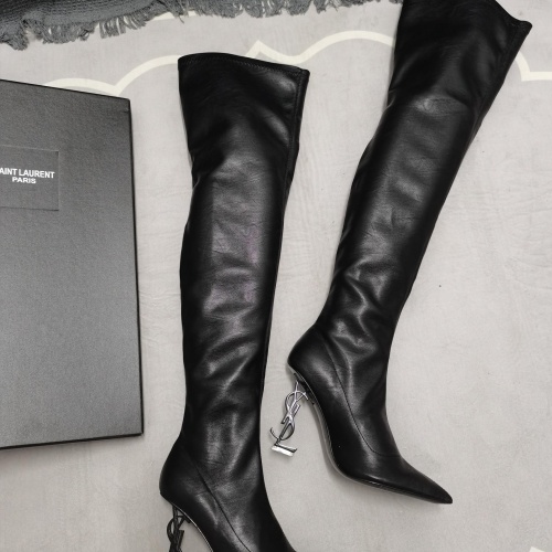 Replica Yves Saint Laurent YSL Boots For Women #1258408 $145.00 USD for Wholesale