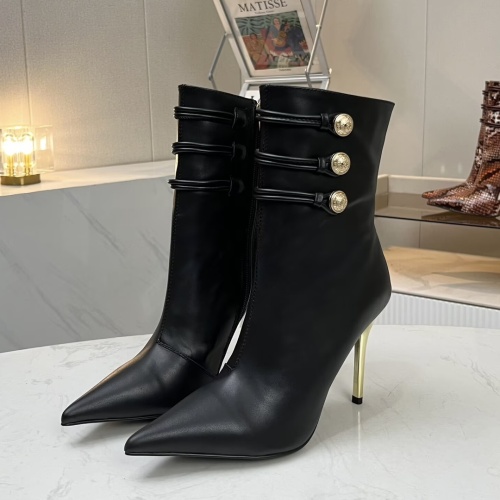 Replica Balmain Boots For Women #1258537 $108.00 USD for Wholesale