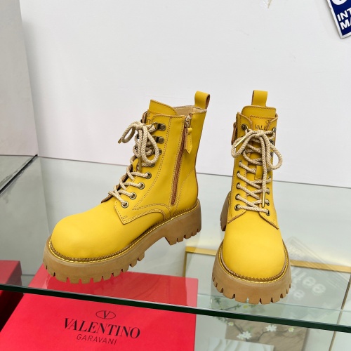 Replica Valentino Boots For Women #1258540 $112.00 USD for Wholesale