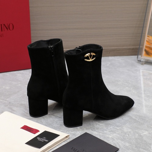 Replica Valentino Boots For Women #1258592 $130.00 USD for Wholesale