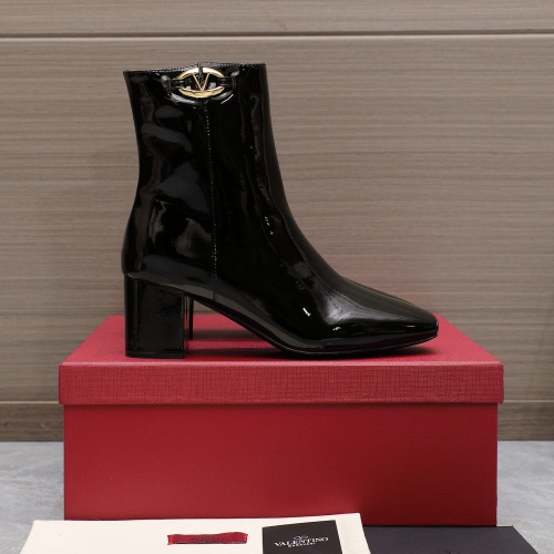 Replica Valentino Boots For Women #1258593 $130.00 USD for Wholesale