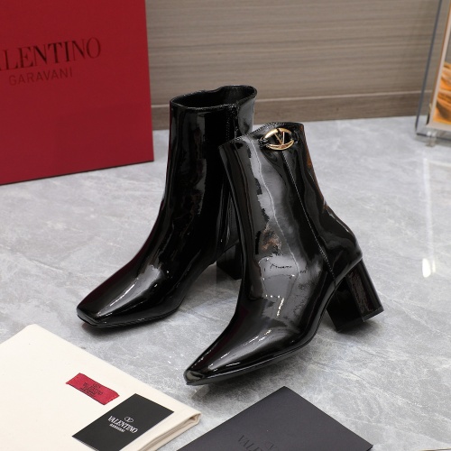 Replica Valentino Boots For Women #1258593 $130.00 USD for Wholesale