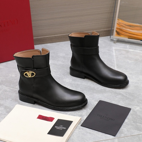 Replica Valentino Boots For Women #1258598 $130.00 USD for Wholesale