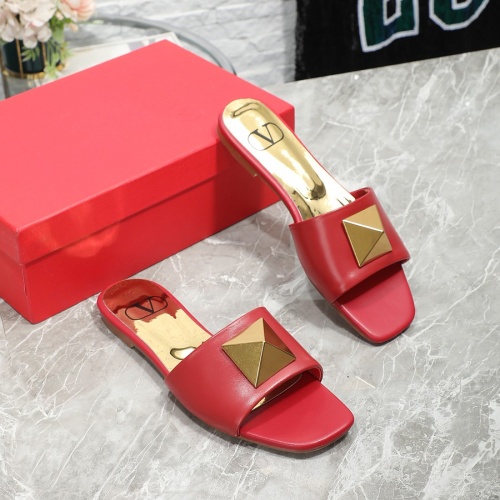 Replica Valentino Slippers For Women #1258715 $68.00 USD for Wholesale