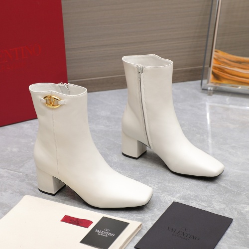 Replica Valentino Boots For Women #1258753 $130.00 USD for Wholesale