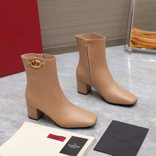 Replica Valentino Boots For Women #1258756 $130.00 USD for Wholesale