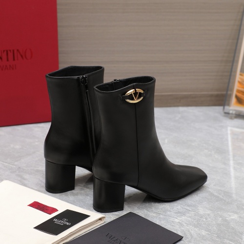 Replica Valentino Boots For Women #1258764 $130.00 USD for Wholesale