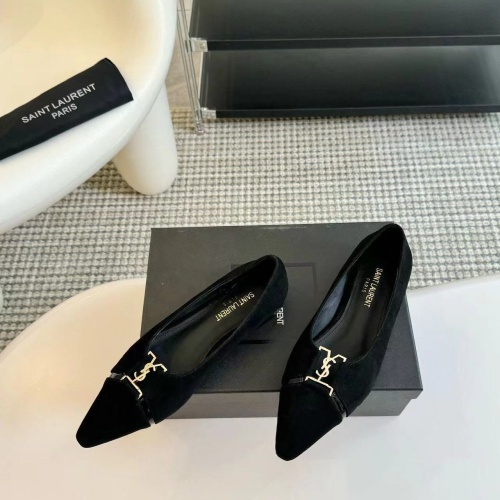 Yves Saint Laurent YSL Flat Shoes For Women #1258912