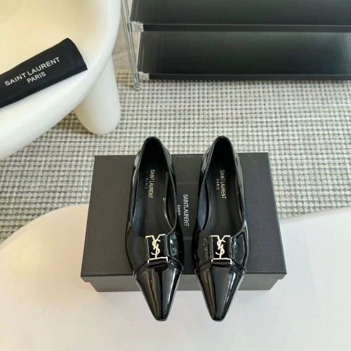 Replica Yves Saint Laurent YSL Flat Shoes For Women #1258913 $108.00 USD for Wholesale