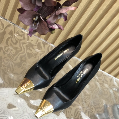 Replica Yves Saint Laurent YSL High-Heeled Shoes For Women #1258914 $108.00 USD for Wholesale