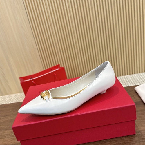 Replica Valentino Flat Shoes For Women #1259151 $102.00 USD for Wholesale