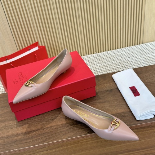 Replica Valentino Flat Shoes For Women #1259153 $102.00 USD for Wholesale