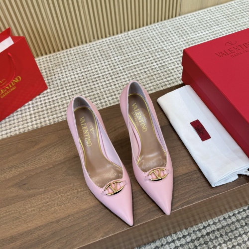 Replica Valentino High-Heeled Shoes For Women #1259172 $102.00 USD for Wholesale