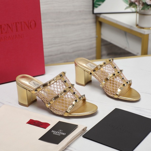 Replica Valentino Slippers For Women #1259182 $102.00 USD for Wholesale