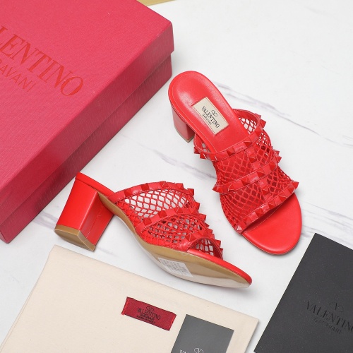 Replica Valentino Slippers For Women #1259185 $102.00 USD for Wholesale