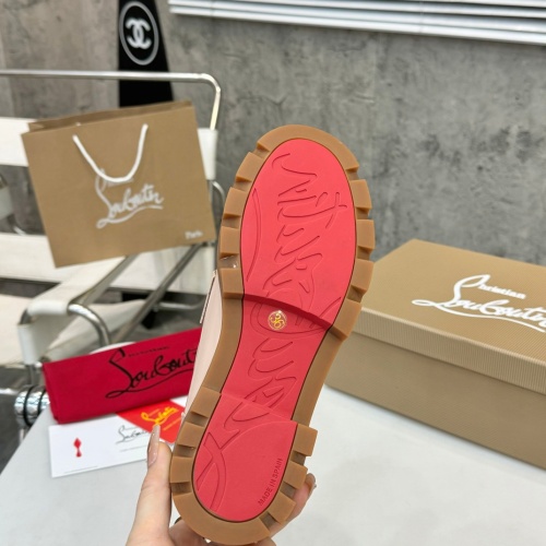 Replica Christian Louboutin Leather Shoes For Women #1259194 $105.00 USD for Wholesale