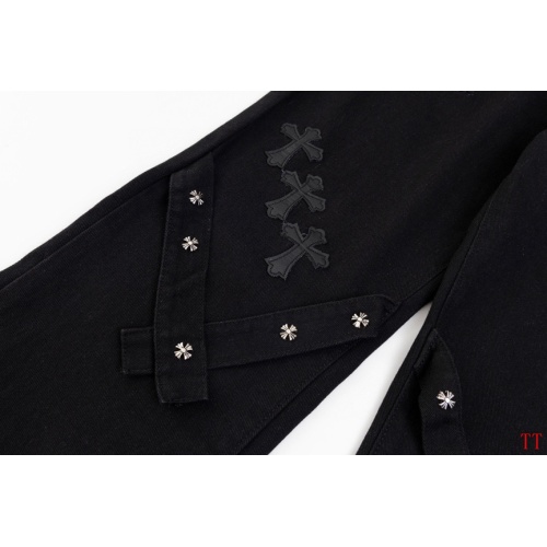 Replica Chrome Hearts Jeans For Men #1259386 $48.00 USD for Wholesale