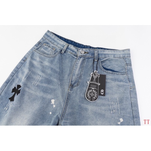 Replica Chrome Hearts Jeans For Men #1259394 $48.00 USD for Wholesale