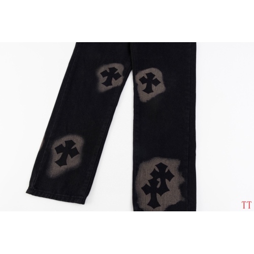 Replica Chrome Hearts Jeans For Men #1259395 $48.00 USD for Wholesale