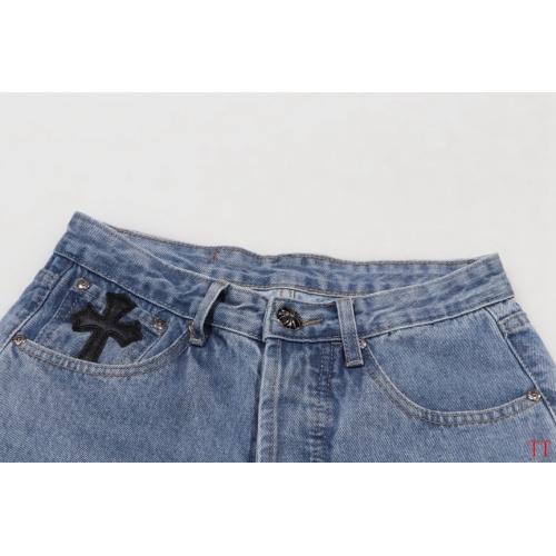 Replica Chrome Hearts Jeans For Unisex #1259398 $64.00 USD for Wholesale