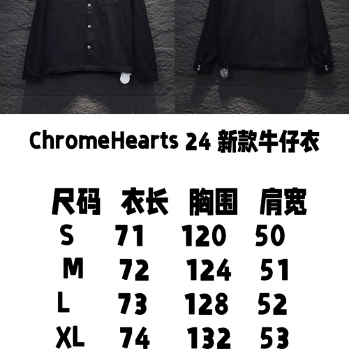 Replica Chrome Hearts Jackets Long Sleeved For Unisex #1259400 $68.00 USD for Wholesale