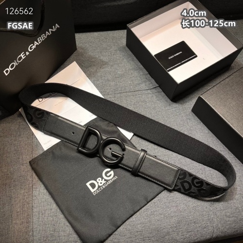 Replica Dolce & Gabbana D&G AAA Quality Belts For Men #1259401 $60.00 USD for Wholesale