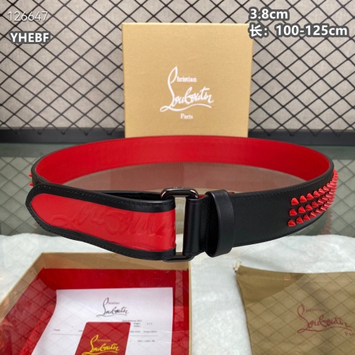 Replica Christian Louboutin CL AAA Quality Belts For Men #1259424 $98.00 USD for Wholesale