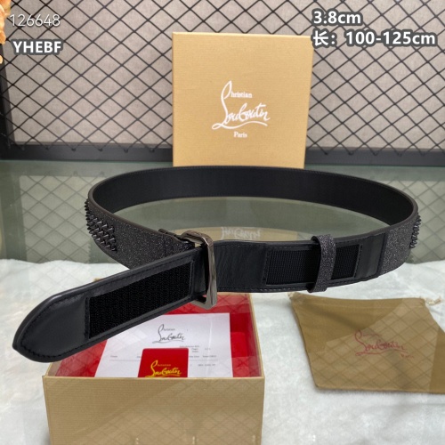 Replica Christian Louboutin CL AAA Quality Belts For Men #1259425 $98.00 USD for Wholesale