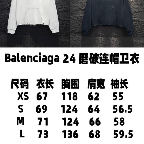 Replica Balenciaga Hoodies Long Sleeved For Unisex #1259493 $68.00 USD for Wholesale