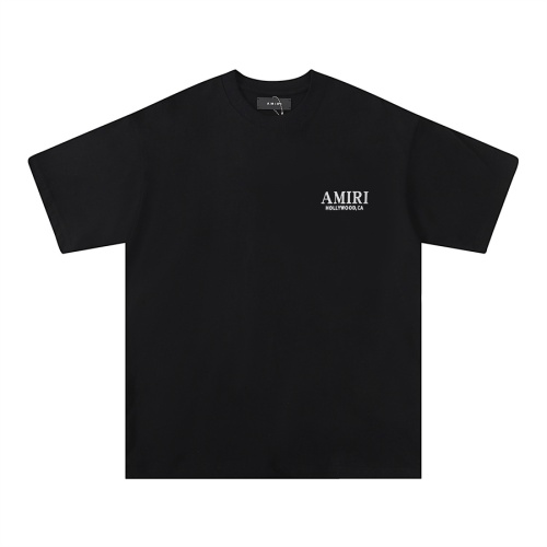 Replica Amiri T-Shirts Short Sleeved For Unisex #1259513 $32.00 USD for Wholesale